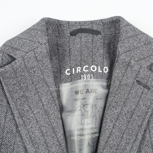 - Stripe Jacket - Grey