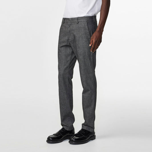 - Theo Tailored Slim Fit Trousers - Black