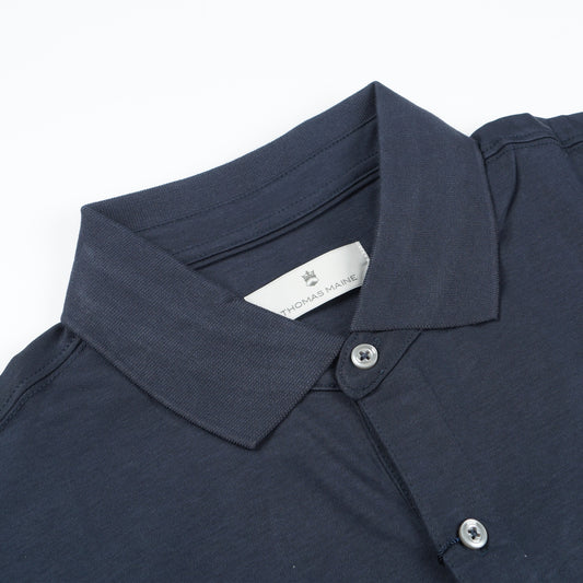 - Dress Cotton Polo - Navy