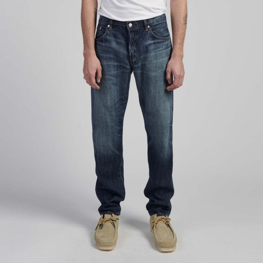 - Regular Tapered Jeans - Blue