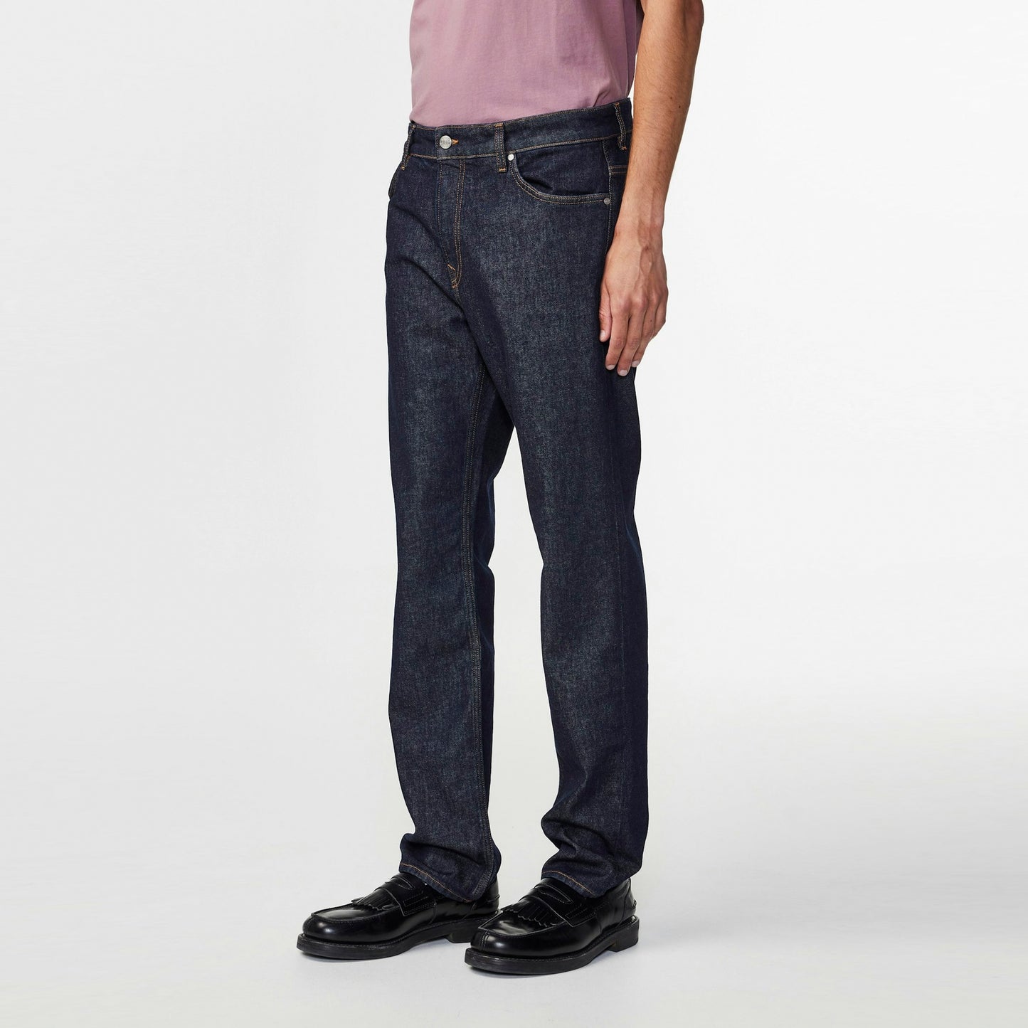 - Johnny Straight Leg Jeans - Blue Denim