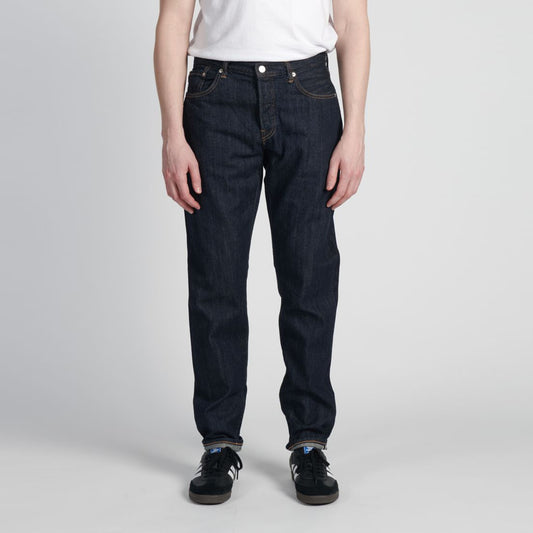 - Regular Tapered Jeans - Blue Rinsed
