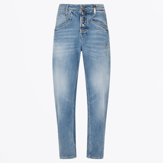 - Open-Out Jeans - Blue Denim