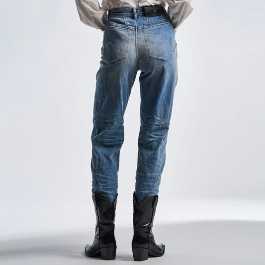 - Open-Out Jeans - Blue Denim