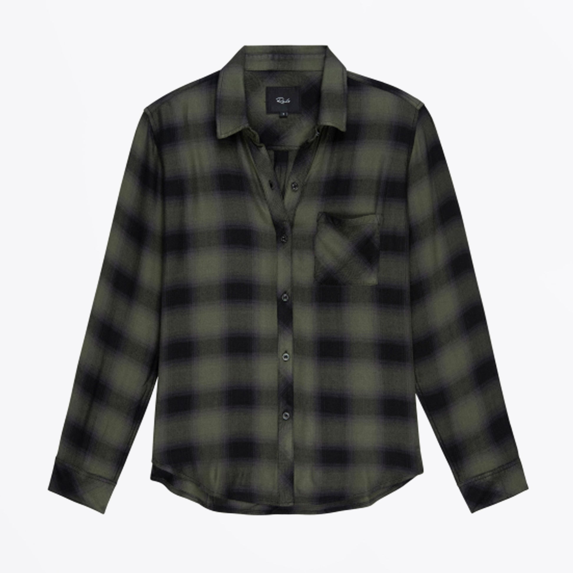 Rails Hunter Shirt - Olive Shadow Onyx
