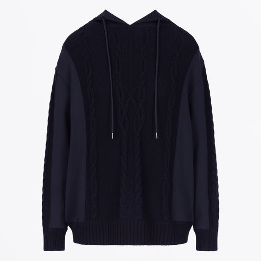 - Compulsive Knitted Sweater - Navy