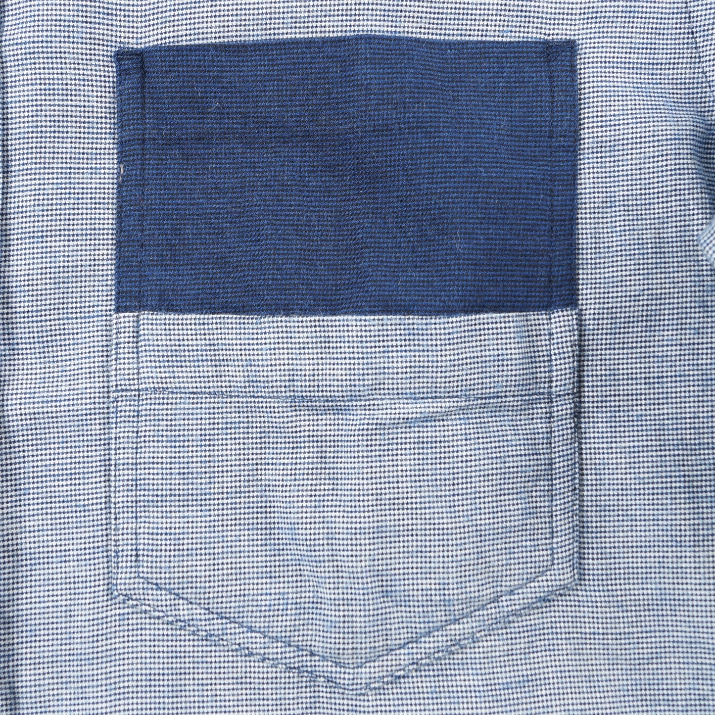 - Small Check Brush Flannel - Blue