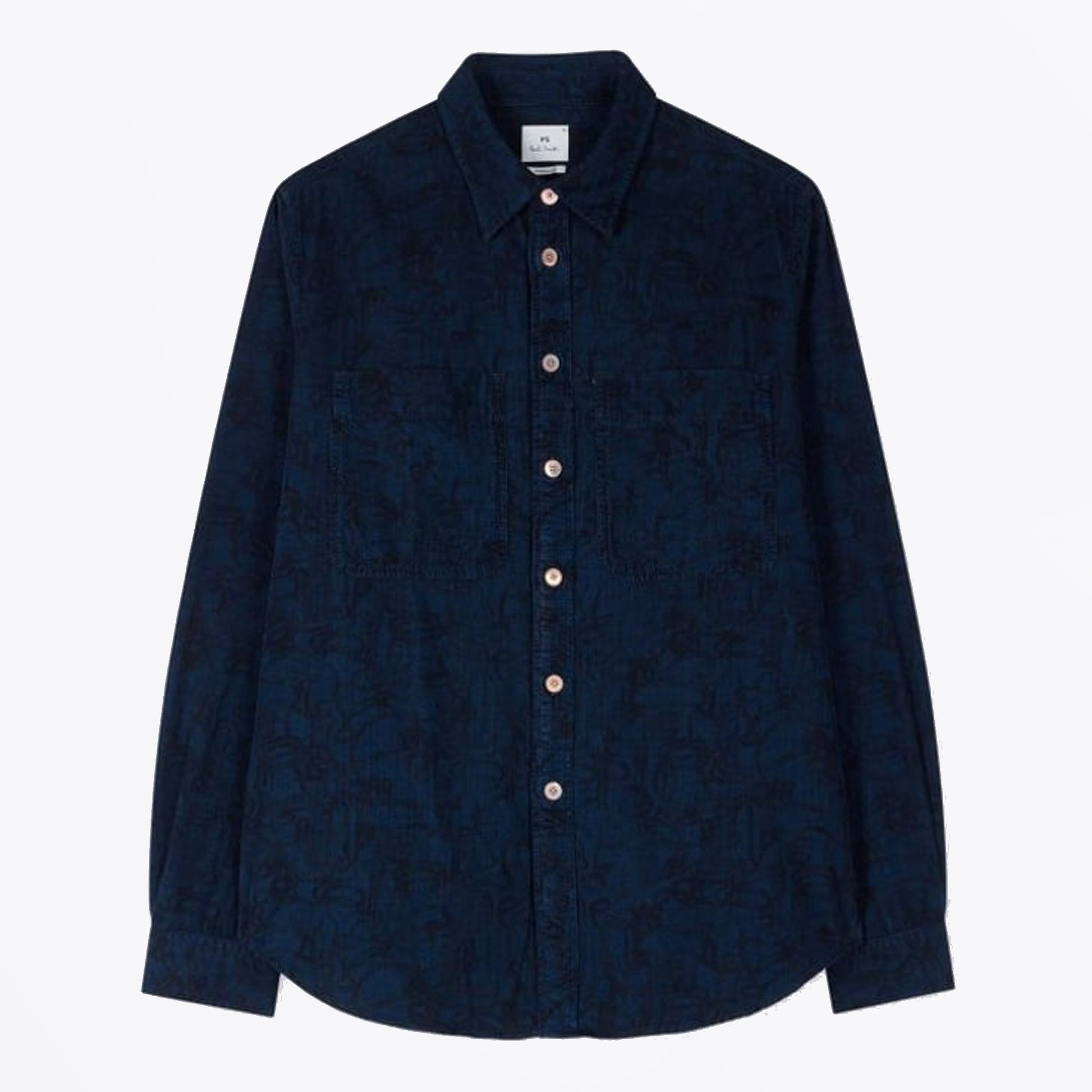 Paul LS Casual Fit Shirt - Dark Navy