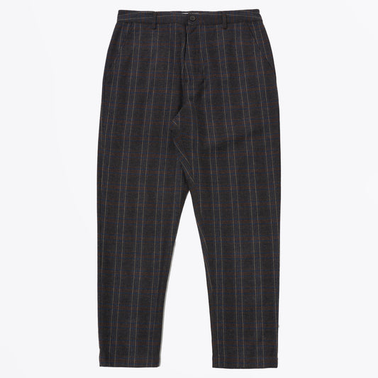 Military Chino Twist Wool - Brown Check