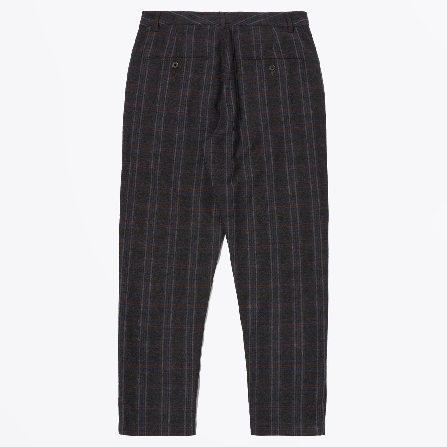 Military Chino Twist Wool - Brown Check