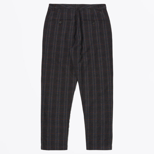 Military Chino Twist Wool - Brown Check
