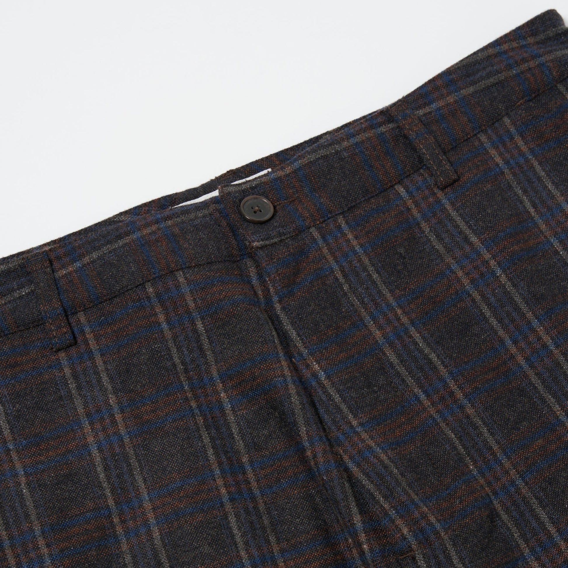 Universal Military Chino Twist Wool - Brown Check