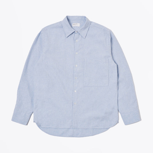 - Square Pocket Shirt - Blue