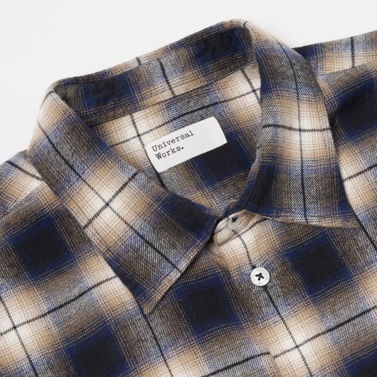 - Square Pocket Wyoming Shirt -Navy