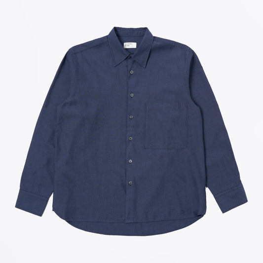 - Square Pocket Shirt - Navy