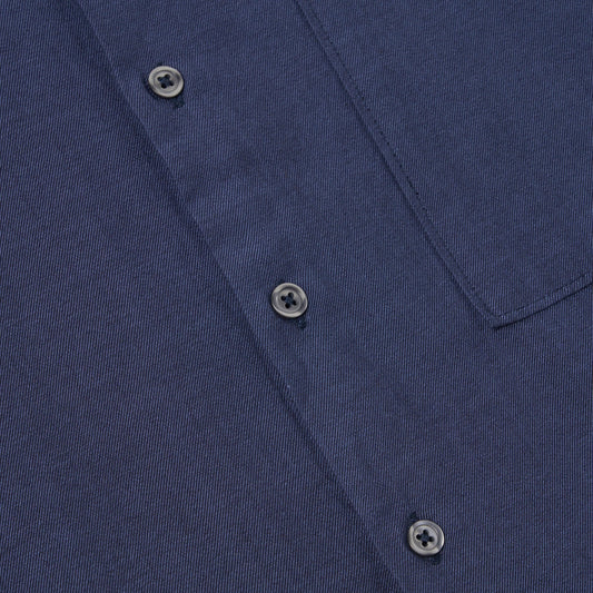 - Square Pocket Shirt - Navy