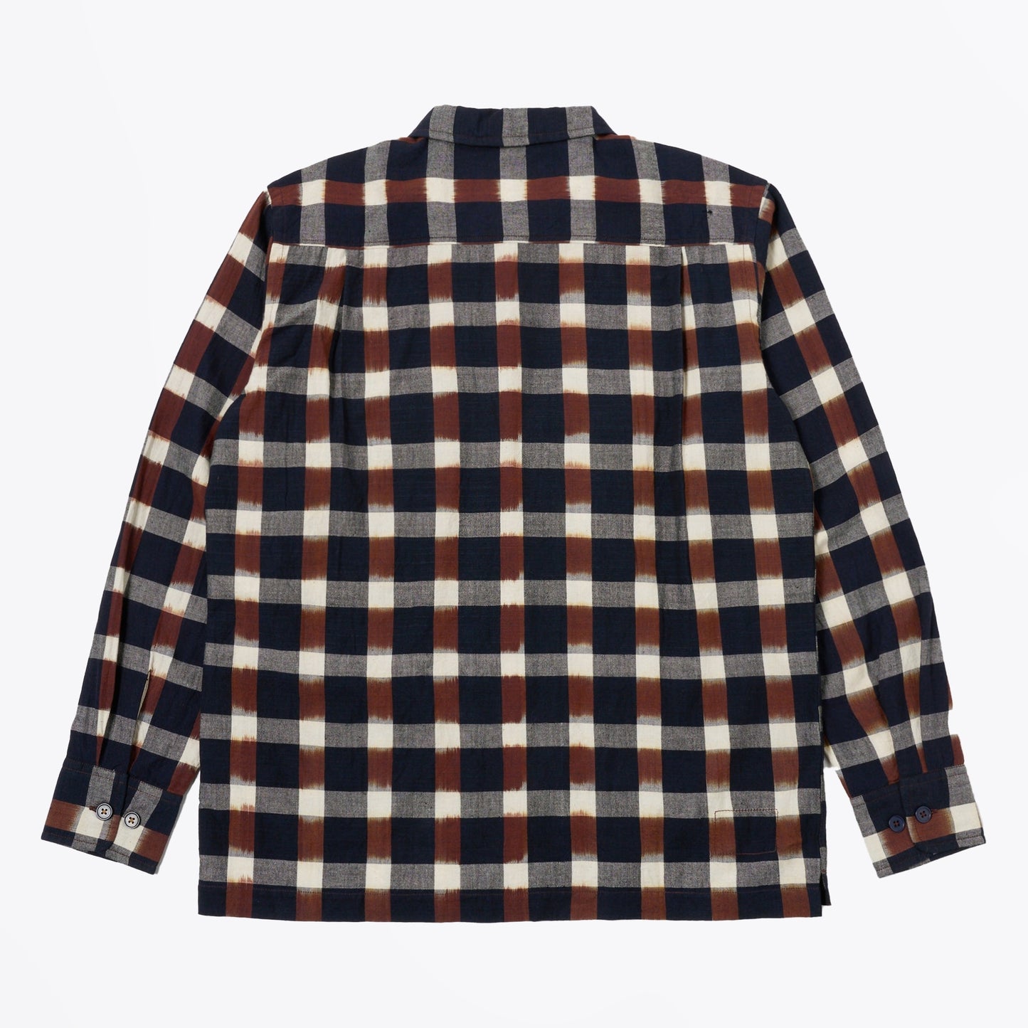 - Utility Check Shirt  - Brown/Navy