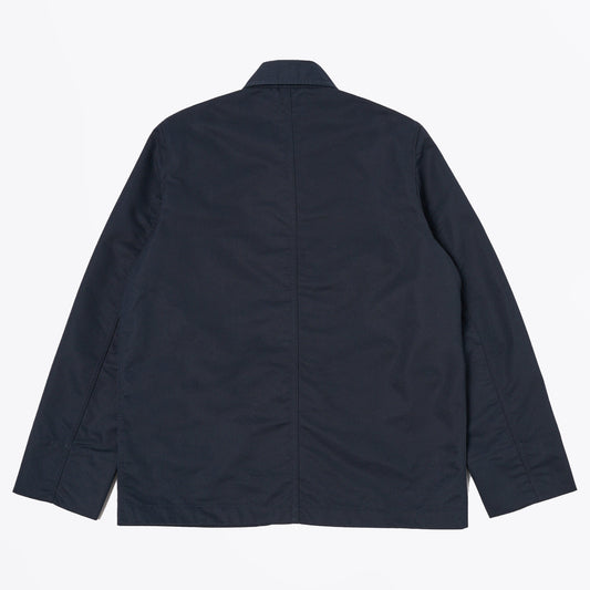 Merchant Brushed Polytech Jacket - Navy