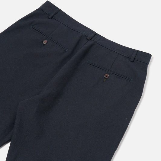 Military Italian Tweed Chino - Navy