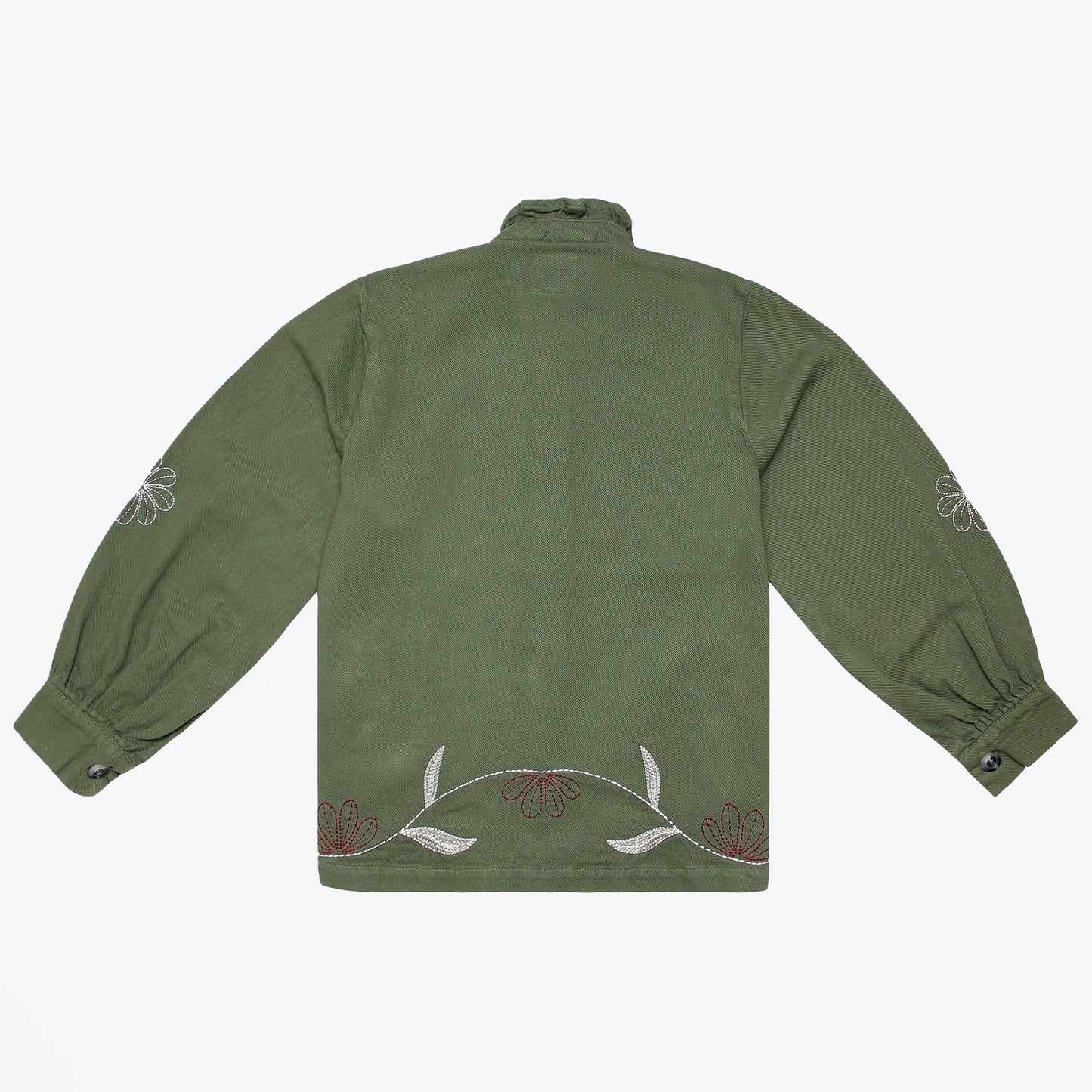 - Floral Pablo Jacket - Khaki