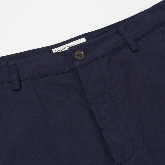 Military Brushed Moleskin Chino - Navy