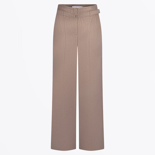 - Anais Twill Trousers - Gold