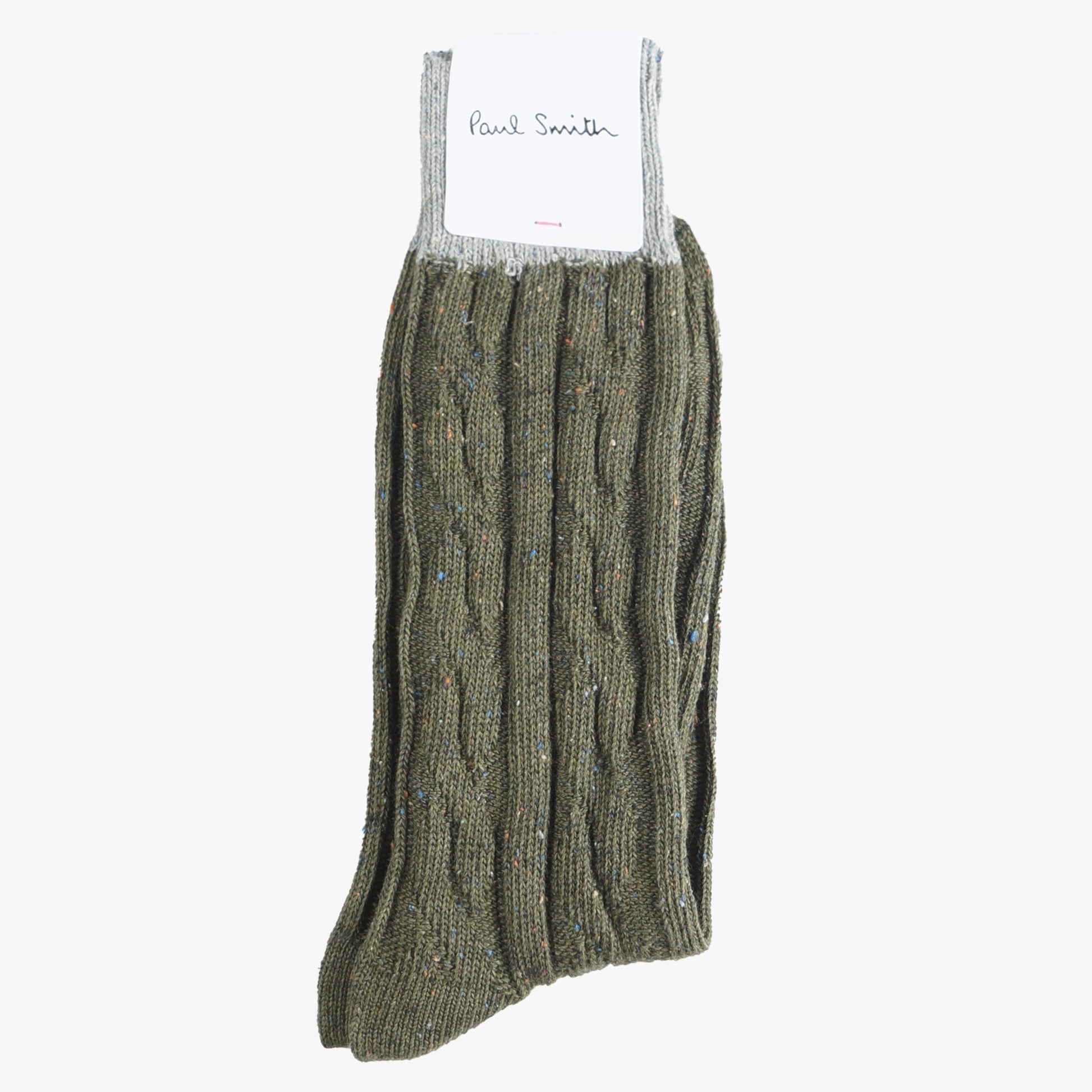 Paul Henry Cable Socks - Green