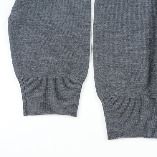 Merino Zip Neck - Anthracite