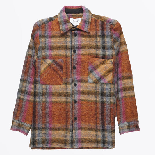 - Whiting Wool Blend Overshirt - Multi