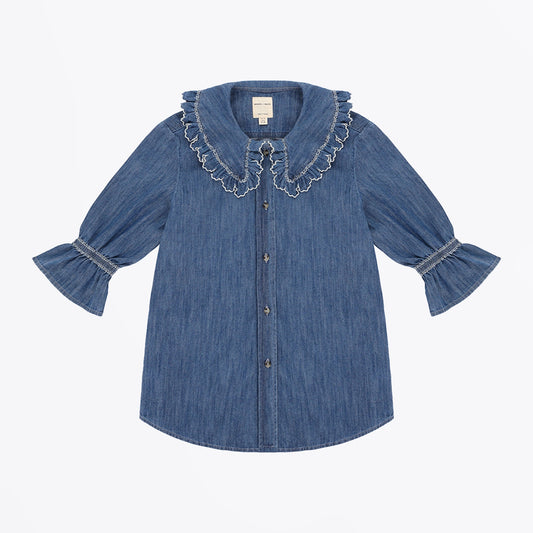 - Daisy Blouse - Indigo Denim