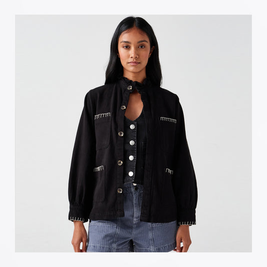 - Pablo Jacket - Black Denim