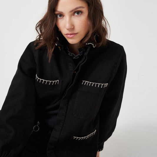 - Pablo Jacket - Black Denim