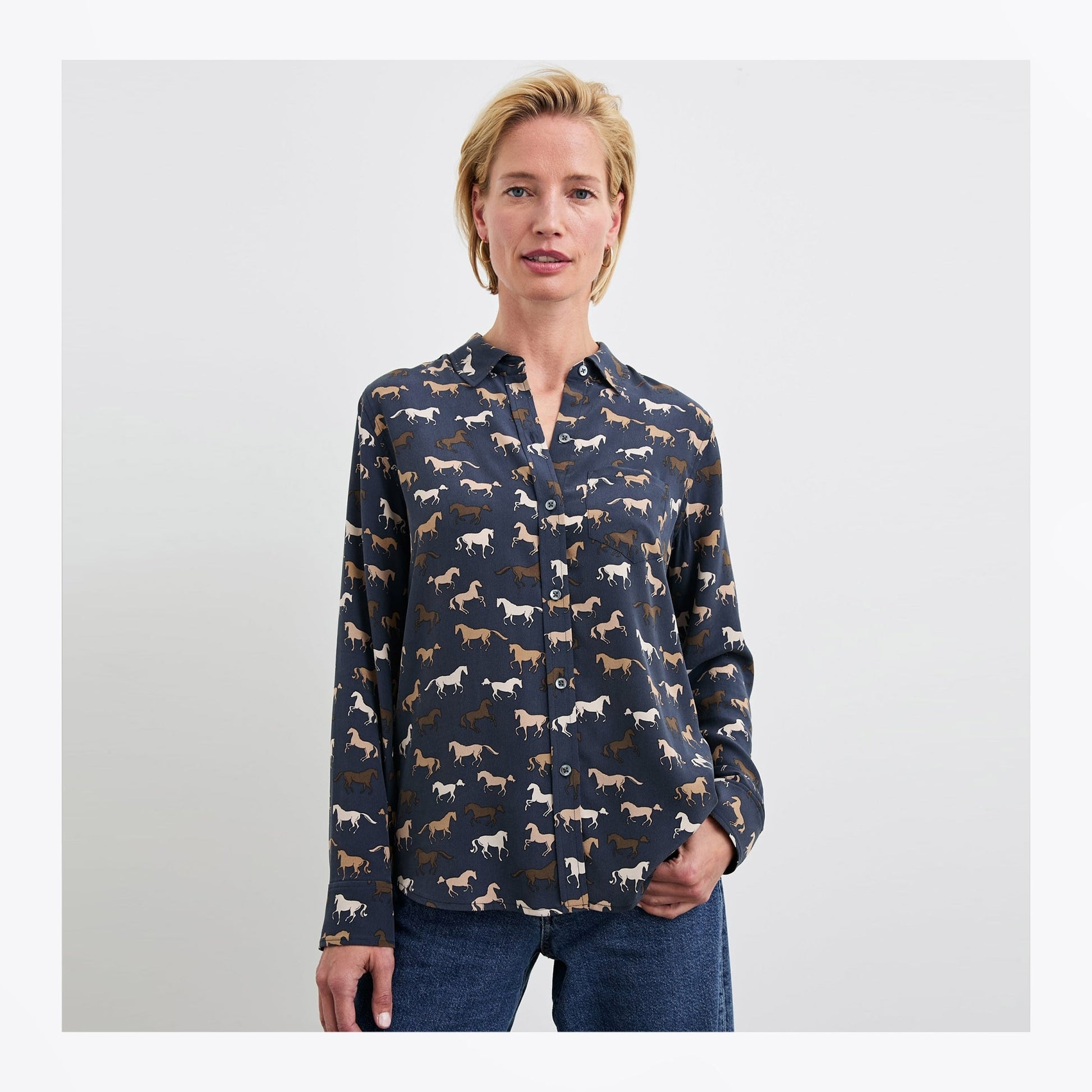 Rails - Kate Shirt - Horses
