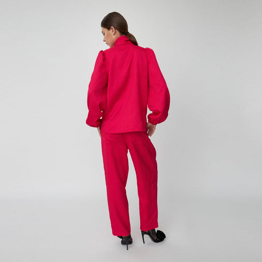 - Bow Tie Shirt - Wild Cherry