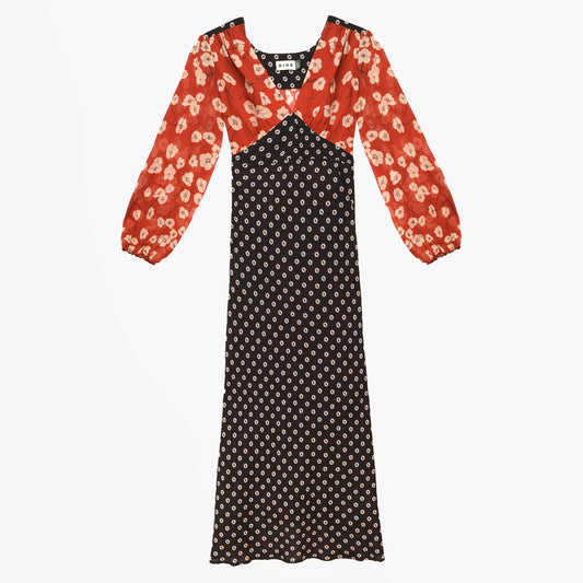 - Kaila Dress - Shibori Black