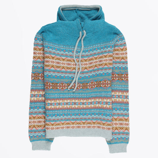Kinross Hoody Sweater - Topaz
