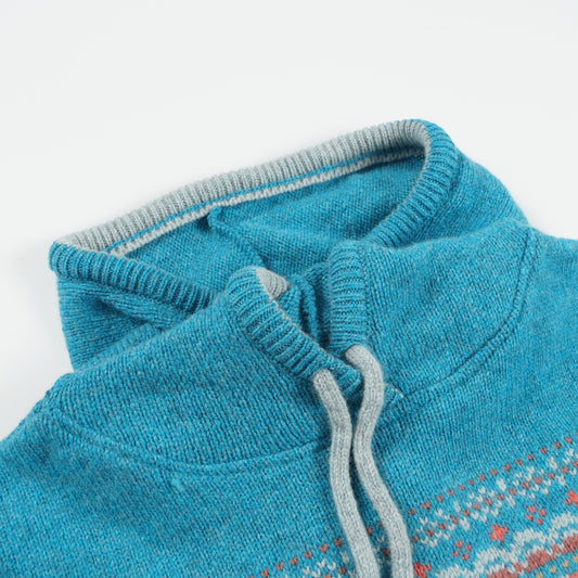 Kinross Hoody Sweater - Topaz