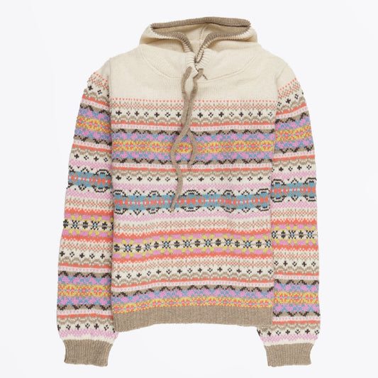 - Kinross Hoody Sweater - Coral