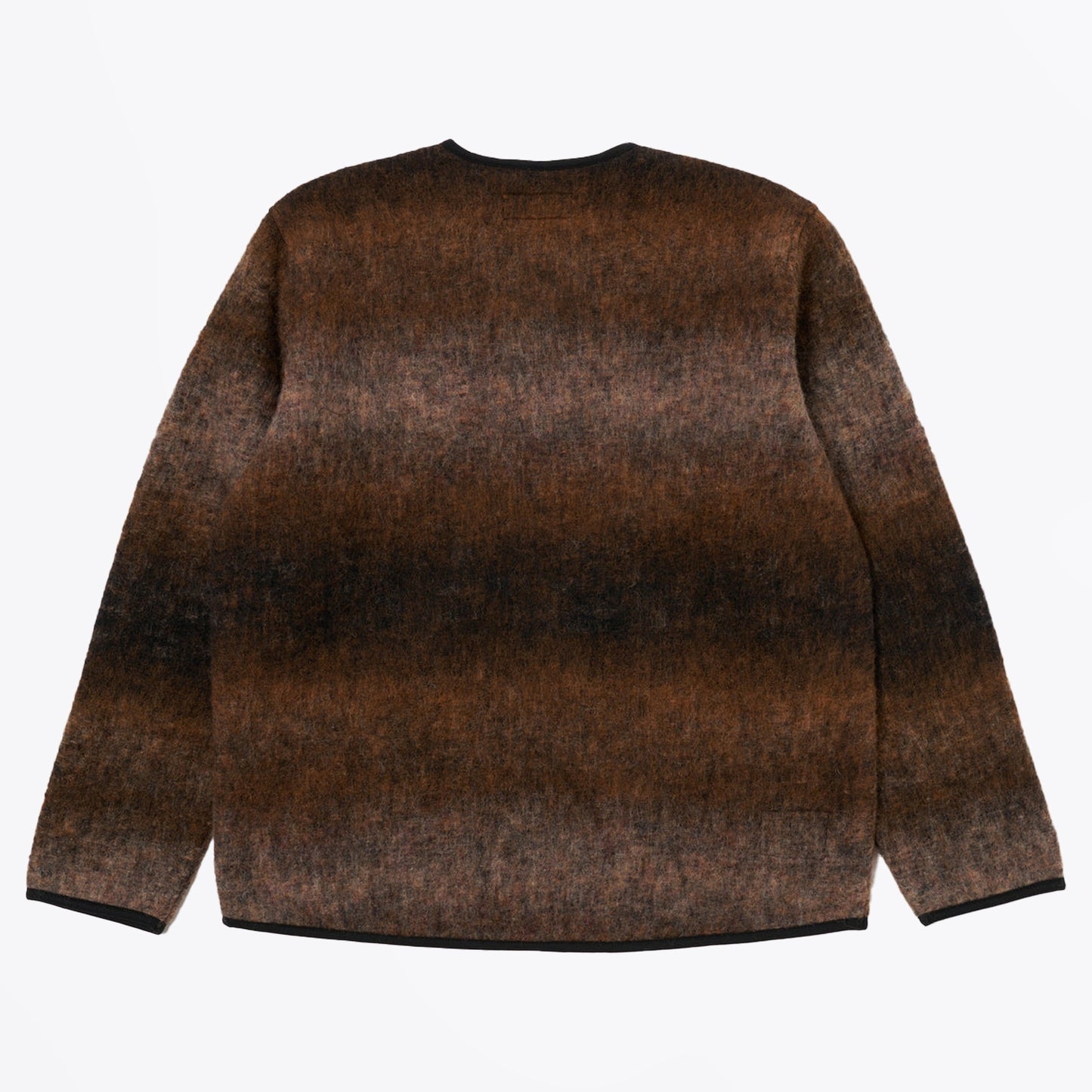 - Zip Liner Jacekt Ombre Fleece - Brown