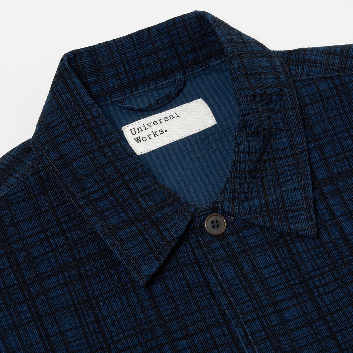 - Uniform Cord Seersucker Jacket - Navy Check