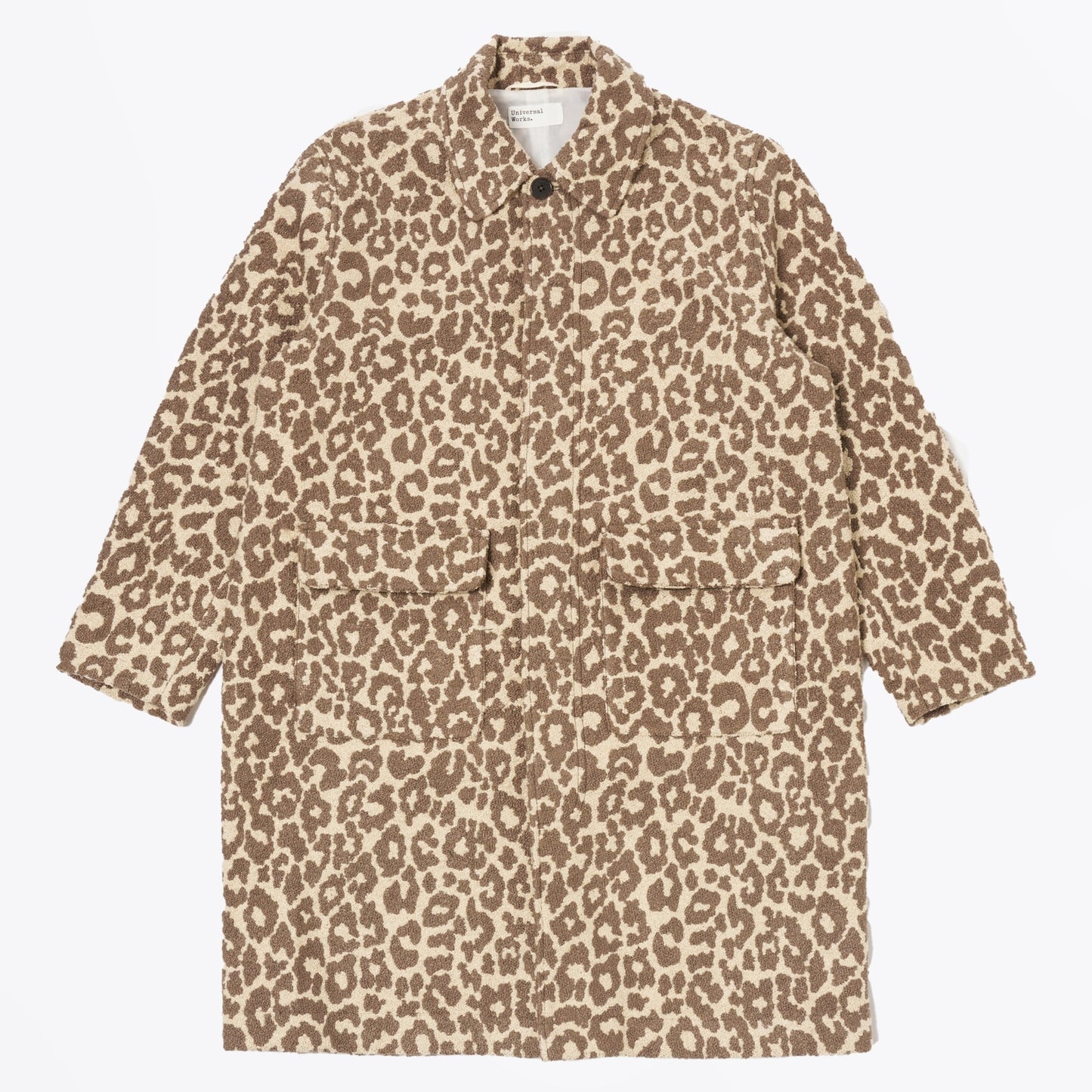 - Account Coat - Natural Crazy Leopard