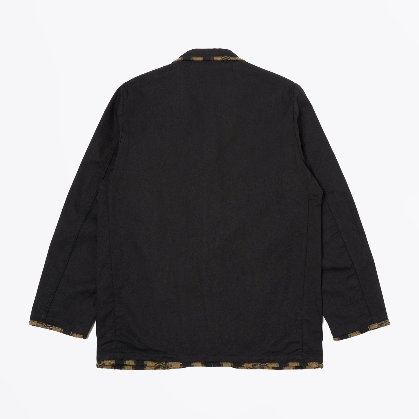 - Bound Twill Blazer - Black/Stripe