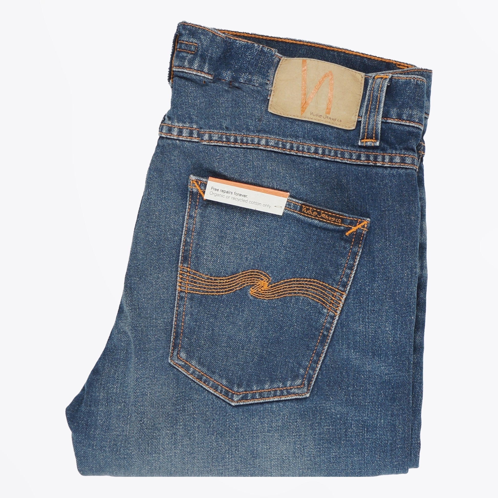 Nudie Lean Dean Jeans - Troubled Sea