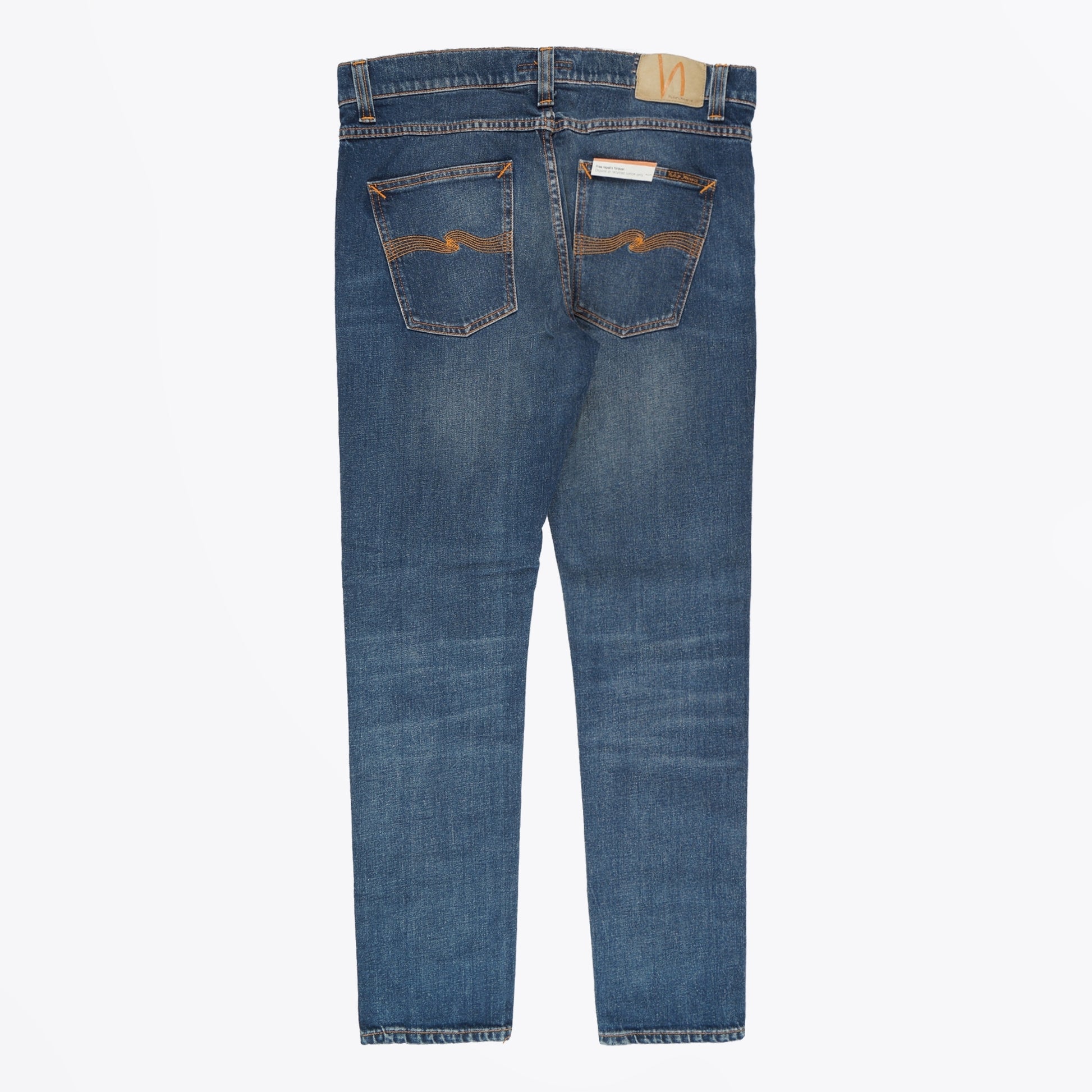 Nudie Lean Dean Jeans - Troubled Sea