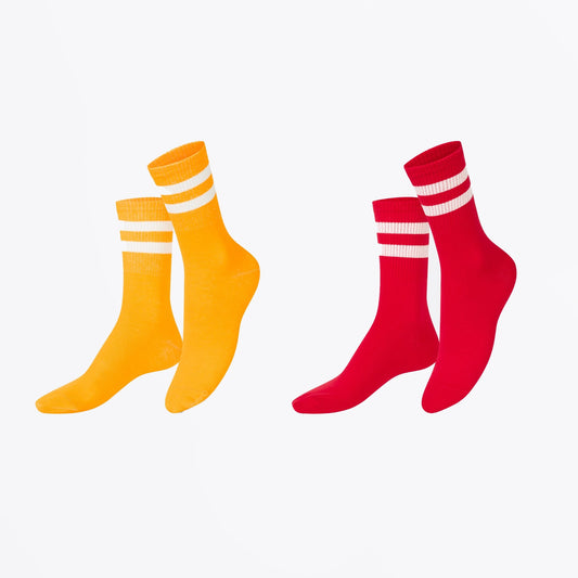 Ketchup and Mustard - 2 Pack Socks