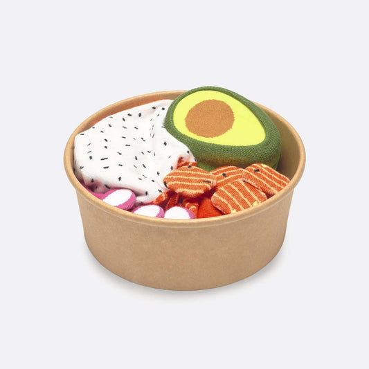 - Poke Bowl - 2 Pack Socks