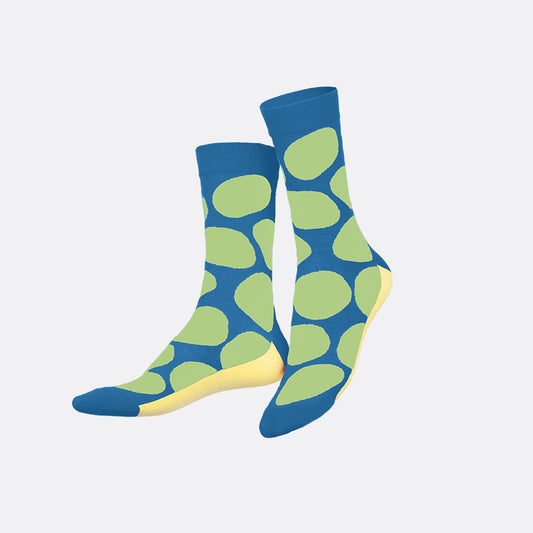 - Salty Chips Blue Socks