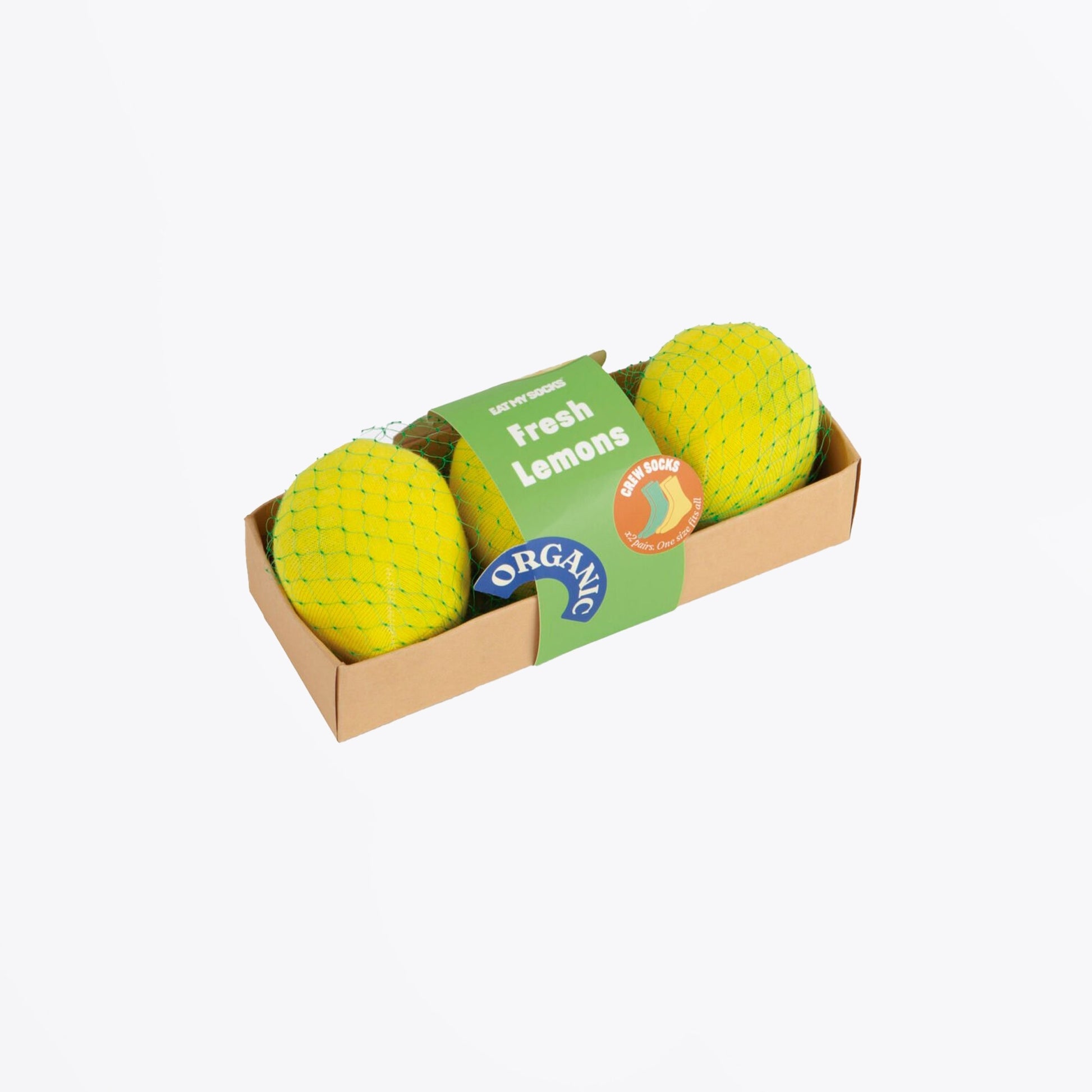 Eat - Fresh Lemons - 2 Pack Socks