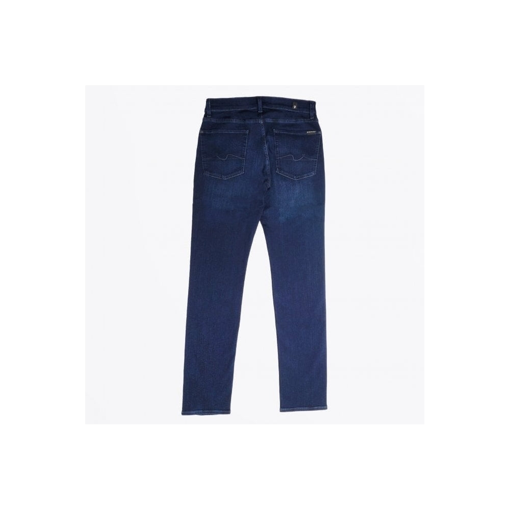 - Slimmy Luxe Performance Plus Jeans - Deep Blue