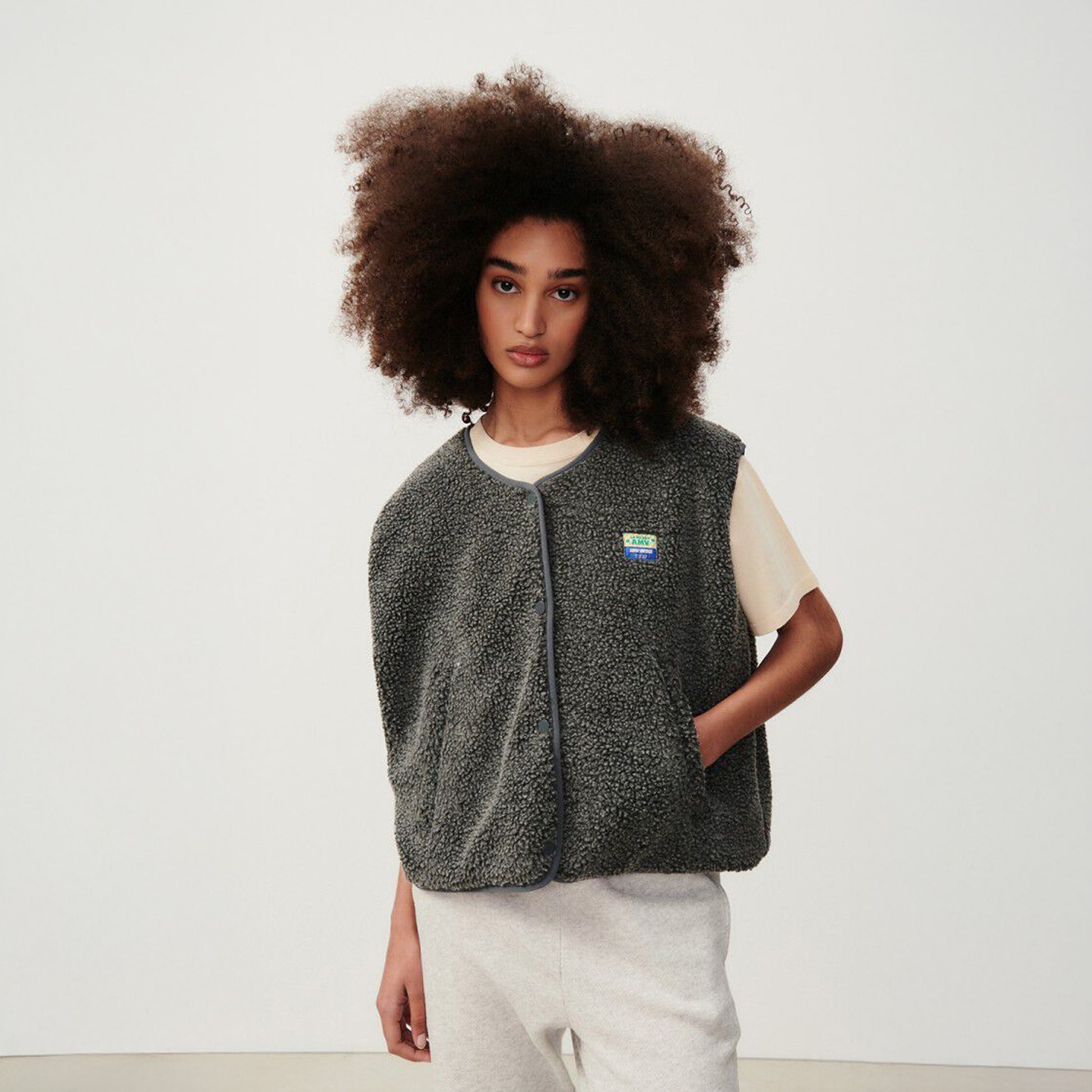 American Hoktown Vest - Charcoal Melange
